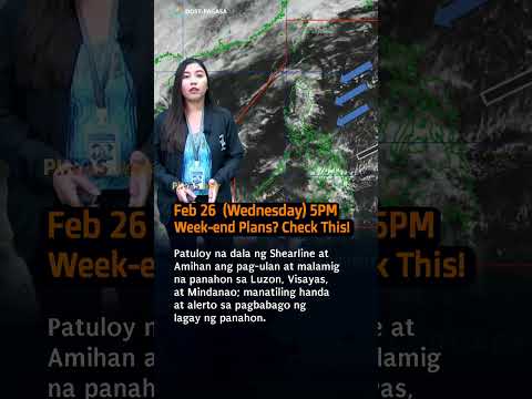 Malamig na panahon dahil sa Amihan (26Feb2025) #pinasnews