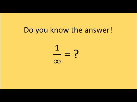 How to express 1/Infinity?