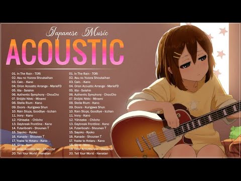 Best Acoustic Japanese Songs 2022 - Make You Relax and For Sleep【1 Hour】