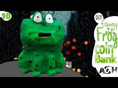How to make coin bank | frog coin bank