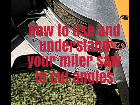 How to use and understand your miter saw to cut angles