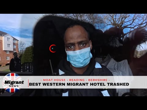 Riverbank Littered by Migrants