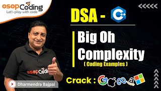Big Oh Complexity | Coding Examples | #dsa #datastructures