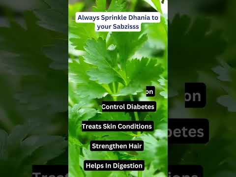 Always sprinkle dhania to your sabzisss #dhania #magic #healtheating #nutritiontips #healthydiet