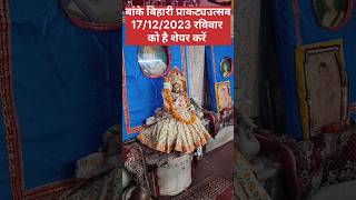 #vrindavan #bankeybihari #shorts #viral #trending #bankeybiharitemple #bankebihariji #radharani