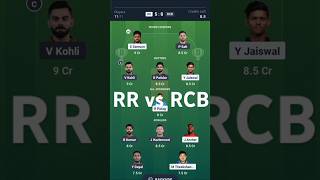 RR vs RCB Dream 11 Prediction| #dream11 #ipl2025 #rrvsrcb