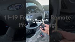 Ford Focus Remote Programming!