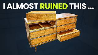 I refinished this dresser. TWICE.