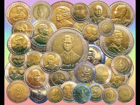 รวมเหรียญสิบบาท โลหะสองสี วาระพิเศษ 61 วาระ ; Thailand Complete 61 Coins 10 Baht Bi-Metallic Set.