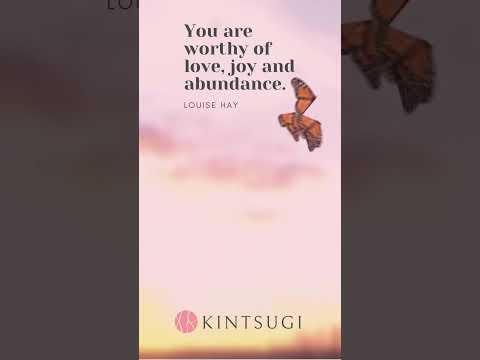 Affirmation | You are Worthy #arttherapy #affirmations #louisehay  #louisehayaffirmations