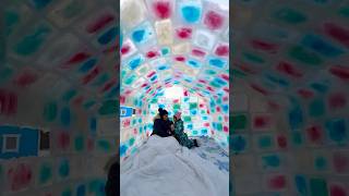 Let’s make an ice home in -25🥶#mallusinfinland #ytshorts #winter #snow #winterlife #igloo