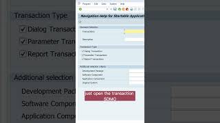 Finding SAP transactions made easy! ✨ #sap #tcode #search