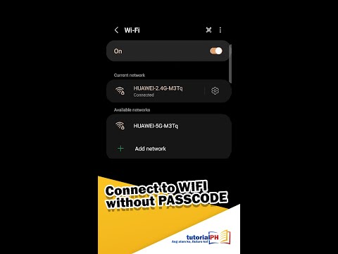 WIFI connect without PASSCODE #shorts