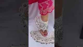New design, a beautiful silver bridal payal with 65% discount on instant order ￼#ytviral
