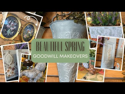 Beautiful NEW Spring Goodwill Makeovers/Home Decor Thrift Flips/Home Decor on a Budget