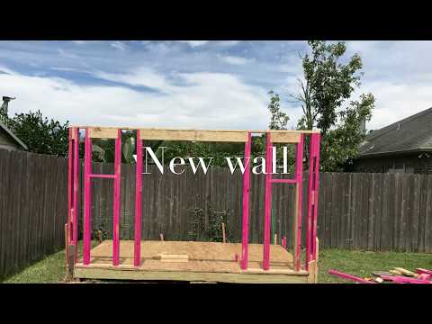 8 by 12 shed build!
