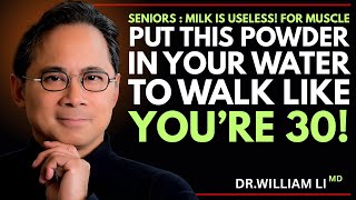 Milk Is USELESS! Add THIS White Powder to Your Water to Walk Like You're 30!
