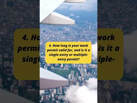 Immigration Questions at Canada Airport for Work Visa #canadaimmigration #movingcanada #canadavisa