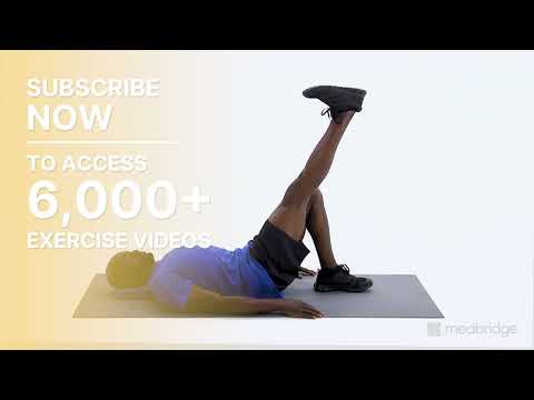 How to Do a Supine Active Straight Leg Raise | Medbridge