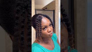 Yass🔥Quick & cute style to try! #shorts #naturalhairtutorial #naturalhairstyles #protectivestyles