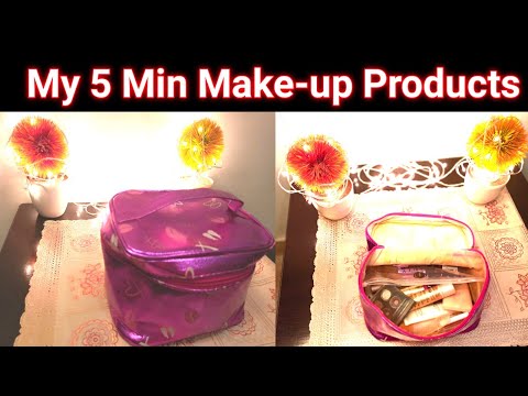 My 5 Min Makeup Products | 5 Min Makeup Tutorial