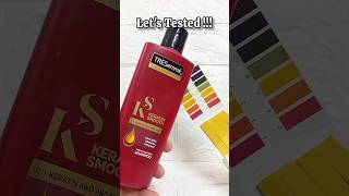 Wow🤯 tresemme shampoo ph test #shorts #tresemme  #shampoo #haircare #hairfall #phtest #keratin