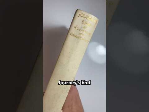 Journey’s End, 1930 Authors Signed Limited Edition, Rare, WWI Novel, Trenches #ww1 #trenches #army