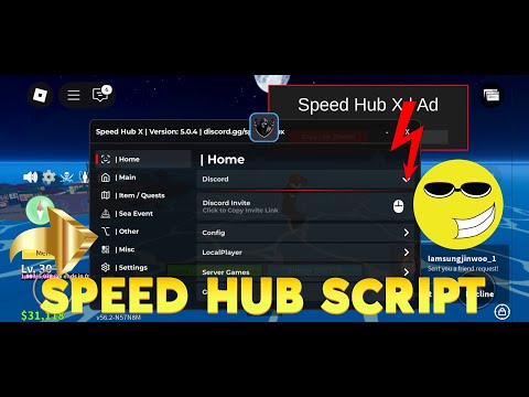 [NEW] Speed Hub Script (February 2025) [100% WORKING] Blox Fruits, Auto Farm, Teleport
