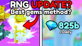 *NEW* MAKE BILLIONS of gems EVERYDAY & RNG UPDATE + Leaks In Pet Simulator 99 (roblox)