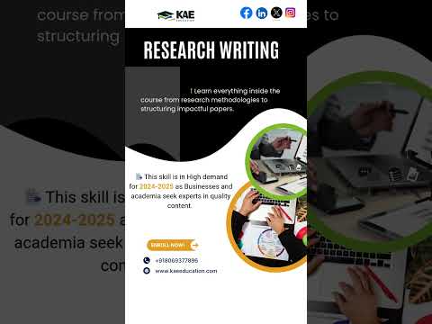 Research Writing Live online course