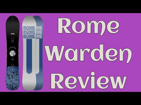 The 2025 Rome Warden Snowboard Review