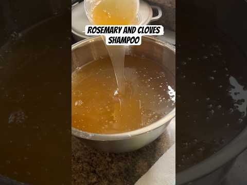 My rosemary and cloves shampoo available on my website www.Barrysglory.com