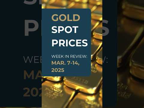 Gold Price Recap: Week of March 14, 2025