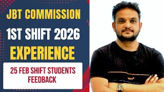 JBT Commission 1st shift Students Feedback 25 Feb Exam | HP JBT Commission Students experience 2026