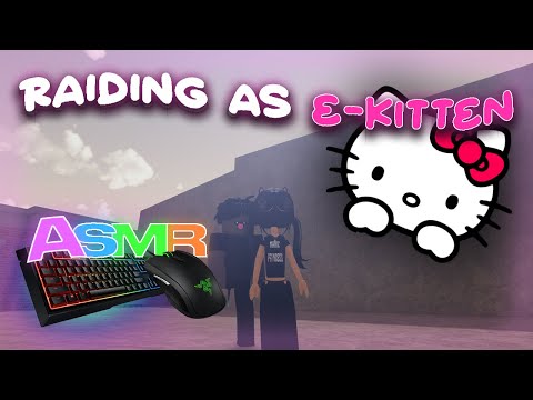 Raiding As An E-Kitten in Da Hood + Keyboard ASMR 🌸