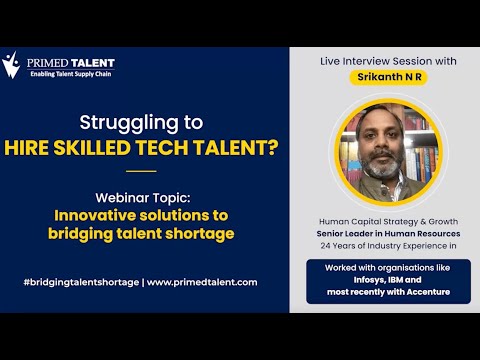 Innovative Solutions to Bridging Talent Shortage | Srikanth NR | Webinar