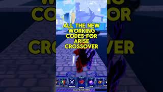 New Codes in Arise Crossover Roblox (Update)