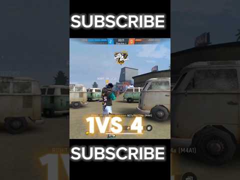 1VS 4 🥵 FF KING😂 ​🇸​​🇺​​🇧​​🇸​​🇨​​🇷​​🇮​​🇧​​🇪​MY CHANNEL🥺#ff#ffshorts #viral#shorts#shorts #shortvideo
