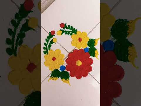 Gorgeous Rangoli#shorts #rangoli #trending #viral #trendingshorts #viralshorts #like #share #nice