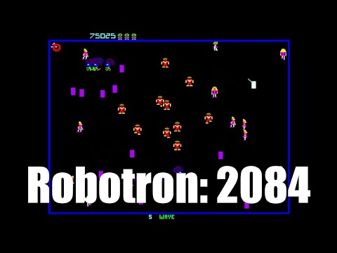 Robotron 1982 - Retro Arcade Gameplay (114k Highscore, Wave 7)