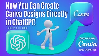 Create Canva Designs Directly in ChatGPT! #canvatutorial #canva #chatgpt #chatgptcourse #canvatips