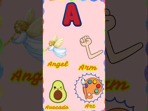 Letter A is For? #kidslearning #kidssongs #learning #new #countingforkids #abcd #shorts #subscribe