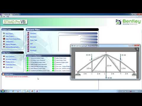Day 34 STAAD Pro Tutorials   Analysis & Design of Steel Truss Type 3