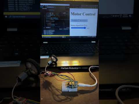 Wireless N20 gear motor controller | MX1508 Motor Driver | wifi speed controller | #esp8266