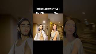 Rabia Faisal New Look Transition 😂 #its_saqee #rabiafaisal #sistrology