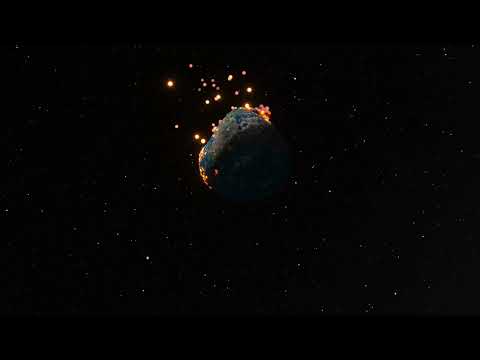 Earth vs Mercury. (Simulation)