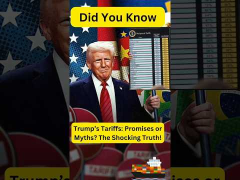 Trump’s Tariffs: Promises or Myths? The Shocking Truth! 📊#TrumpTariffs #TariffTruth #trending