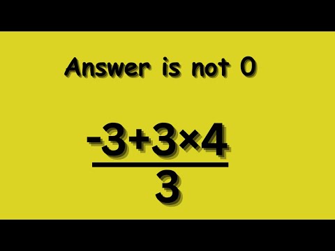 Many students solve this question incorrectly | BODMAS | maths climber