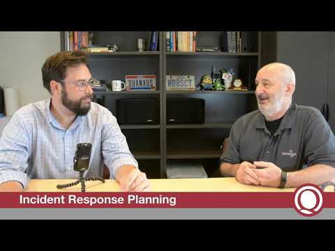 Quanexus Podcast Episode. 1 - Incident Response Planning