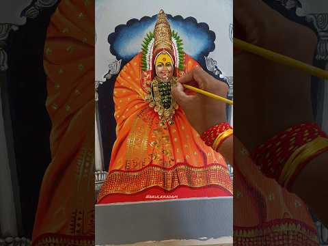 Tuljabhavani Mata Painting Making #tuljabhavani #painting  #tuljapur